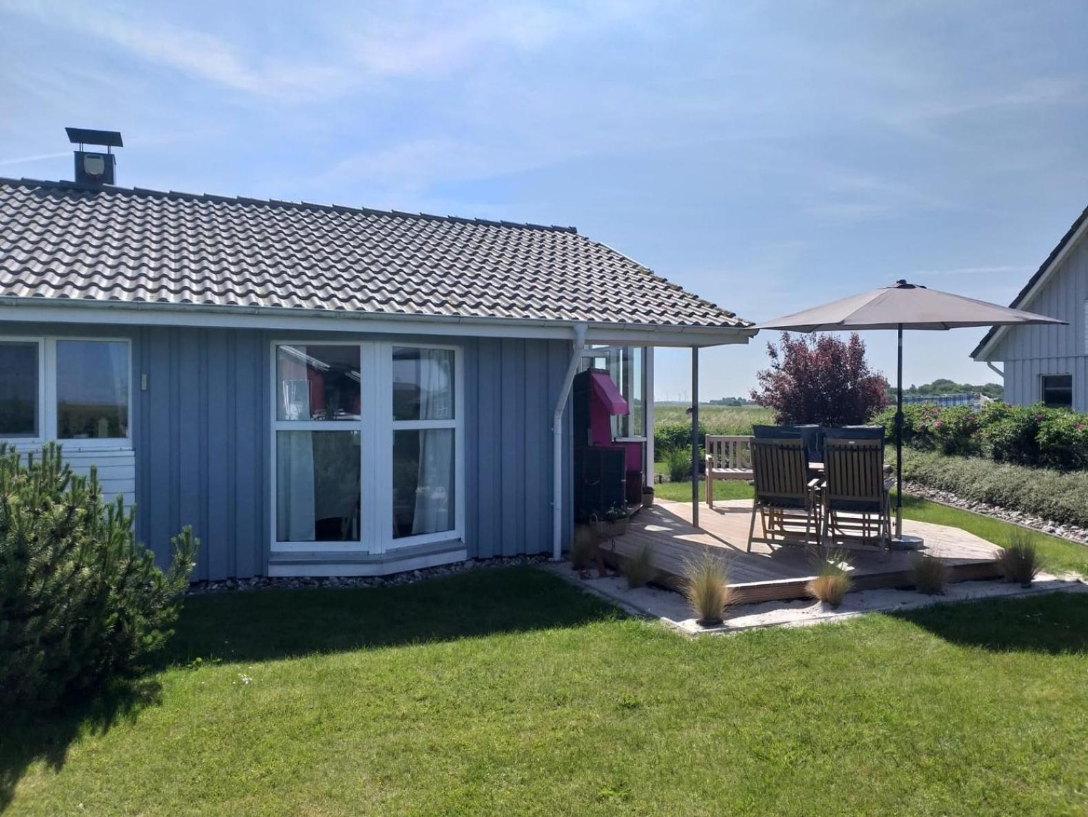 Modernes Ferienhaus Direkt An Der Nordsee Wesselburenerkoog Exterior foto